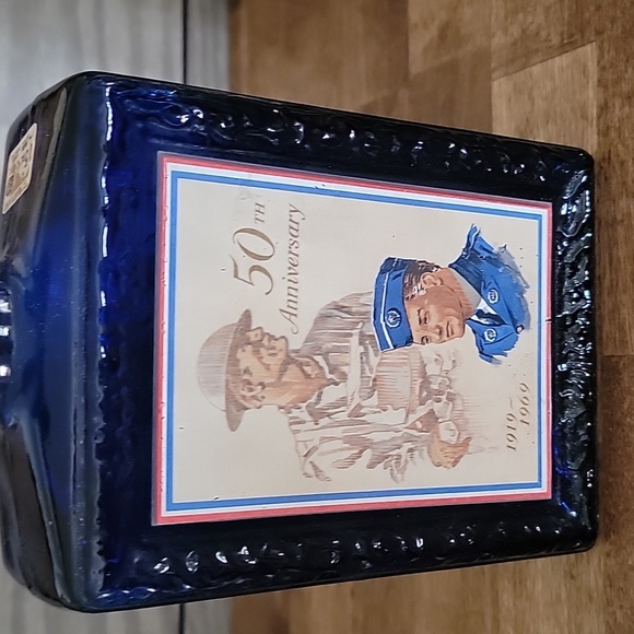 Empty JW Dant Distillers had an American Legion 50th anniversary 1969 square cob - Picture 3 of 6
